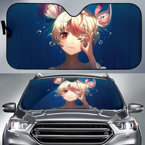 Anime Girl Bubbles Hd Car Sun Shade Universal Fit 225311 - CarInspirations