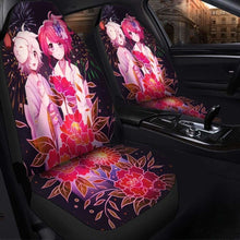 Load image into Gallery viewer, Anime Girl Flower Seat Covers 101719 Universal Fit - CarInspirations