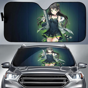 Anime Girl Green Girls Frontline 4K Car Sun Shade Universal Fit 225311 - CarInspirations