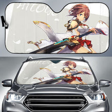 Load image into Gallery viewer, Anime Girl Katana Hd Car Sun Shade Universal Fit 225311 - CarInspirations