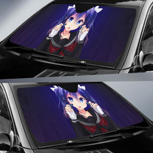 Anime Girl Music Girl Hd Car Sun Shade Universal Fit 225311 - CarInspirations