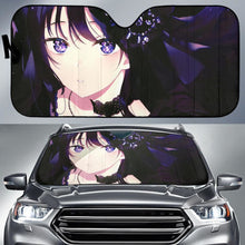 Load image into Gallery viewer, Anime Girl Purple 4K Car Sun Shade Universal Fit 225311 - CarInspirations