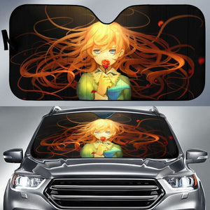 Anime Girl Rose Hd Car Sun Shade Universal Fit 225311 - CarInspirations