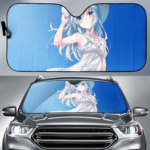 Anime Girl Summer 4K Car Sun Shade Universal Fit 225311 - CarInspirations