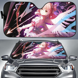 Anime Girl Warrior Hd Car Sun Shade Universal Fit 225311 - CarInspirations