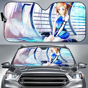 Anime Girl Windows 4K Car Sun Shade Universal Fit 225311 - CarInspirations