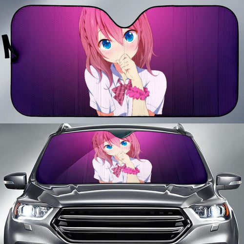 Anime Girl Yawning 4K Car Sun Shade Universal Fit 225311 - CarInspirations