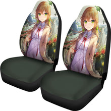 Load image into Gallery viewer, Anime Green Girl Seat Covers Amazing Best Gift Ideas 2020 Universal Fit 090505 - CarInspirations