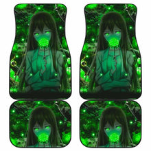 Load image into Gallery viewer, Anime Green Rose Car Mats Universal Fit - CarInspirations