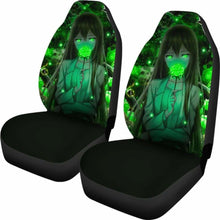 Load image into Gallery viewer, Anime Green Rose Seat Covers 101719 Universal Fit - CarInspirations