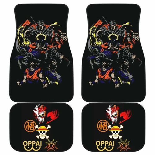 Anime Hero Front And Back Car Floor Mats Universal Fit 051912 - CarInspirations