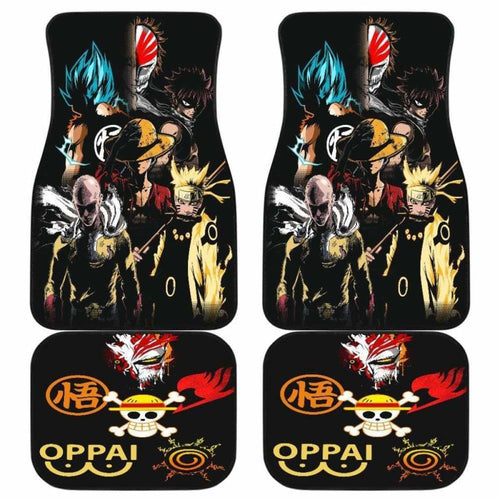 Anime Heroes 2018 Car Floor Mats 1 Universal Fit - CarInspirations