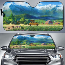Load image into Gallery viewer, Anime Landscape Car Auto Sun Shades Universal Fit 051312 - CarInspirations