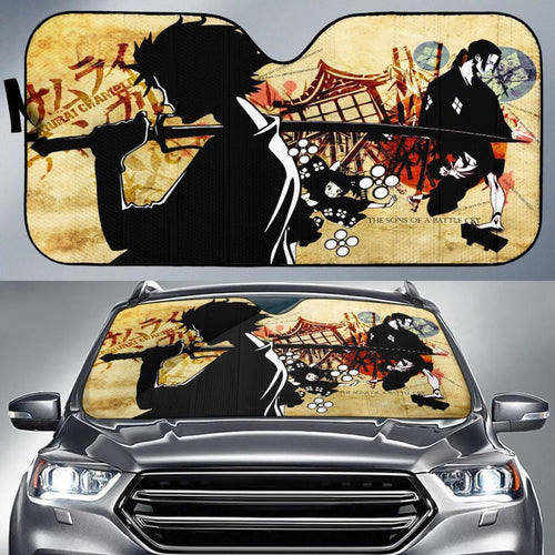 Anime Samurai Champloo Car Sunshade Universal Fit 225311 - CarInspirations