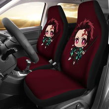 Load image into Gallery viewer, Anime Tanjiro Kamado Car Seat Covers Kimetsu No Yaiba Universal Fit 051012 - CarInspirations