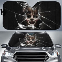Load image into Gallery viewer, Annabelle Car Auto Sun Shade Horror Windshield Broken Universal Fit 174503 - CarInspirations