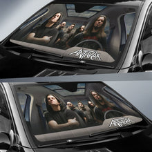 Load image into Gallery viewer, Anthrax Car Sun Shade Rock Band Sun Visor Fan Gift Idea Universal Fit 174503 - CarInspirations