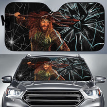 Load image into Gallery viewer, Aquaman Car Auto Sun Shade Broken Windshield Funny Gift Universal Fit 174503 - CarInspirations