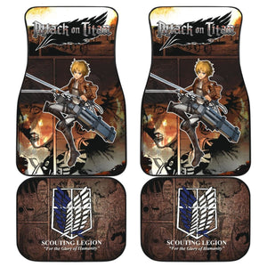 Armin Alert Attack On Titan Car Floor Mats For Fan Adore Anime Universal Fit 175802 - CarInspirations
