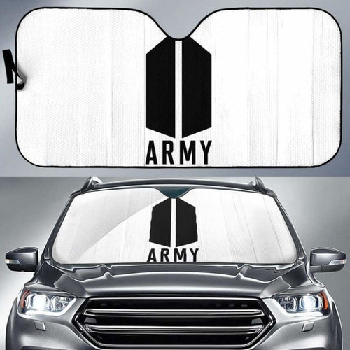 Army BTS Auto Sun Shade 918b Universal Fit - CarInspirations