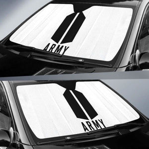 Army BTS Auto Sun Shade 918b Universal Fit - CarInspirations