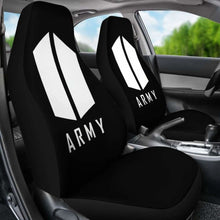 Load image into Gallery viewer, Army BTS Black Seat Covers 101719 Universal Fit - CarInspirations