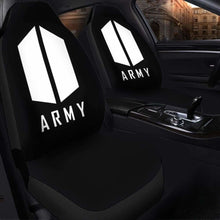 Load image into Gallery viewer, Army BTS Black Seat Covers 101719 Universal Fit - CarInspirations