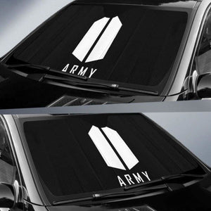 Army BTS Car Sun Shade 918b Universal Fit - CarInspirations