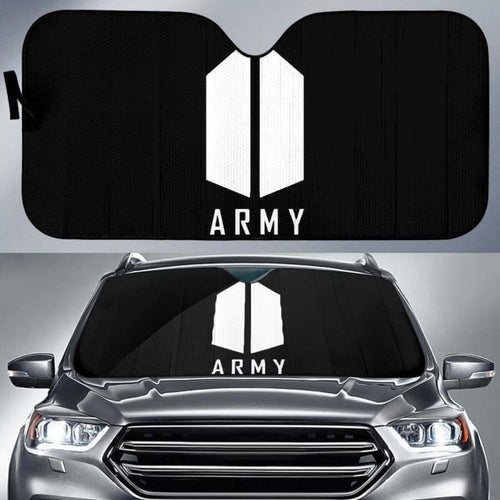 Army BTS Car Sun Shade 918b Universal Fit - CarInspirations