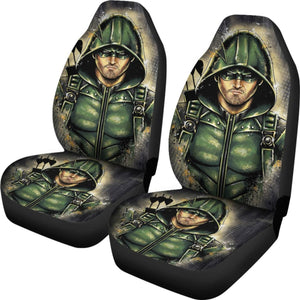 Art Green Arrow Car Seat Covers Amazing Gift Ideas Universal Fit 173905 - CarInspirations