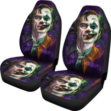 Load image into Gallery viewer, Art Joker Suicide Squad Car Seat Covers Movie Fan Gift H031020 Universal Fit 225311 - CarInspirations