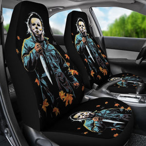 Art Michael Myers Halloween Car Seat Covers Movie Fan Gift Universal Fit 103530 - CarInspirations