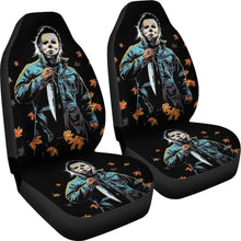 Load image into Gallery viewer, Art Michael Myers Halloween Car Seat Covers Movie Fan Gift Universal Fit 103530 - CarInspirations