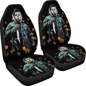 Art Michael Myers Halloween Car Seat Covers Movie Fan Gift Universal Fit 103530 - CarInspirations