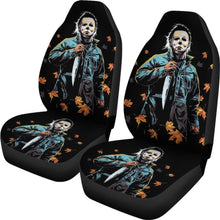 Load image into Gallery viewer, Art Michael Myers Halloween Car Seat Covers Movie Fan Gift Universal Fit 103530 - CarInspirations