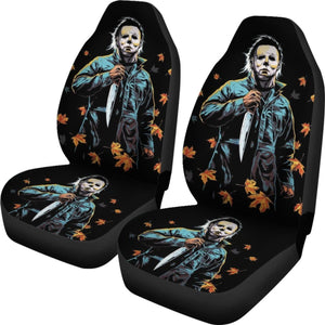 Art Michael Myers Halloween Car Seat Covers Movie Fan Gift Universal Fit 103530 - CarInspirations