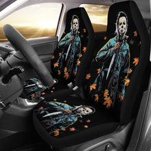 Load image into Gallery viewer, Art Michael Myers Halloween Car Seat Covers Movie Fan Gift Universal Fit 103530 - CarInspirations