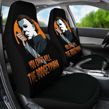 Load image into Gallery viewer, Art Michael Myers You Can’t Kill The Boogeyman Car Seat Covers Universal Fit 103530 - CarInspirations