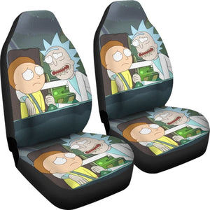 Art Rick and Morty Car Seat Covers Cartoon Fan Gift Universal Fit 210212 - CarInspirations