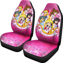 Load image into Gallery viewer, Art Sailor Moon Crystal Car Seat Covers Manga Fan Gift H031520 Universal Fit 225311 - CarInspirations