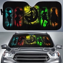 Load image into Gallery viewer, Art Sailor Moon Team Car Sun Shades Manga Fan Gift H033120 Universal Fit 225311 - CarInspirations