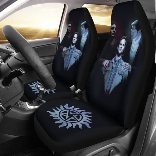 Art Supernatural Car Seat Covers Movie Fan Gift H040320 Universal Fit 225311 - CarInspirations