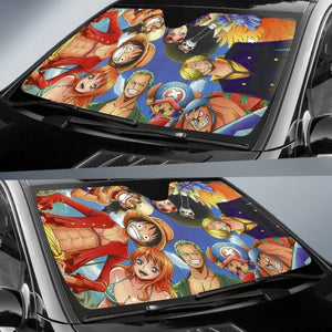 Art Team One Piece Car Sun Shades Cartoon Fan Gift H033120 Universal Fit 225311 - CarInspirations