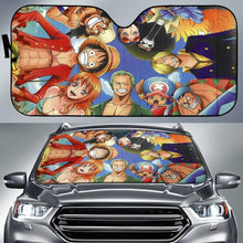 Load image into Gallery viewer, Art Team One Piece Car Sun Shades Cartoon Fan Gift H033120 Universal Fit 225311 - CarInspirations