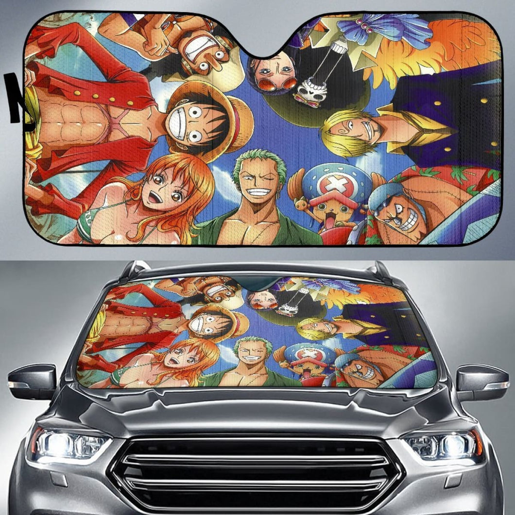 Art Team One Piece Car Sun Shades Cartoon Fan Gift H033120 Universal Fit 225311 - CarInspirations
