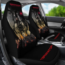 Load image into Gallery viewer, Art Terminator Dark Fate Car Seat Covers Movie Fan Gift H040620 Universal Fit 225311 - CarInspirations