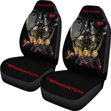 Load image into Gallery viewer, Art Terminator Dark Fate Car Seat Covers Movie Fan Gift H040620 Universal Fit 225311 - CarInspirations