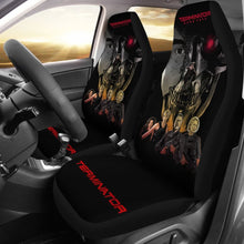 Load image into Gallery viewer, Art Terminator Dark Fate Car Seat Covers Movie Fan Gift H040620 Universal Fit 225311 - CarInspirations