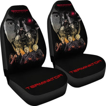 Load image into Gallery viewer, Art Terminator Dark Fate Car Seat Covers Movie Fan Gift H040620 Universal Fit 225311 - CarInspirations