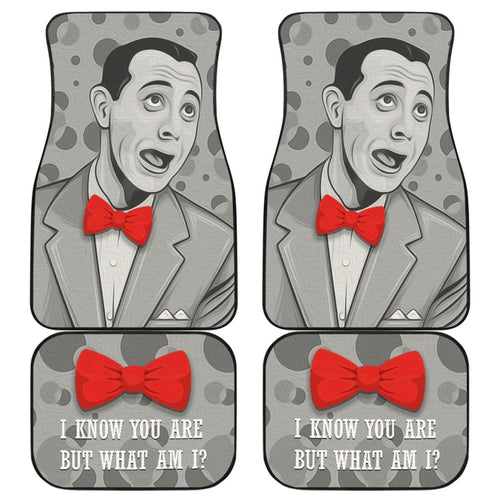 Art Wee Pee Herman Car Floor Mats Amazing Gift Ideas Universal Fit 173905 - CarInspirations